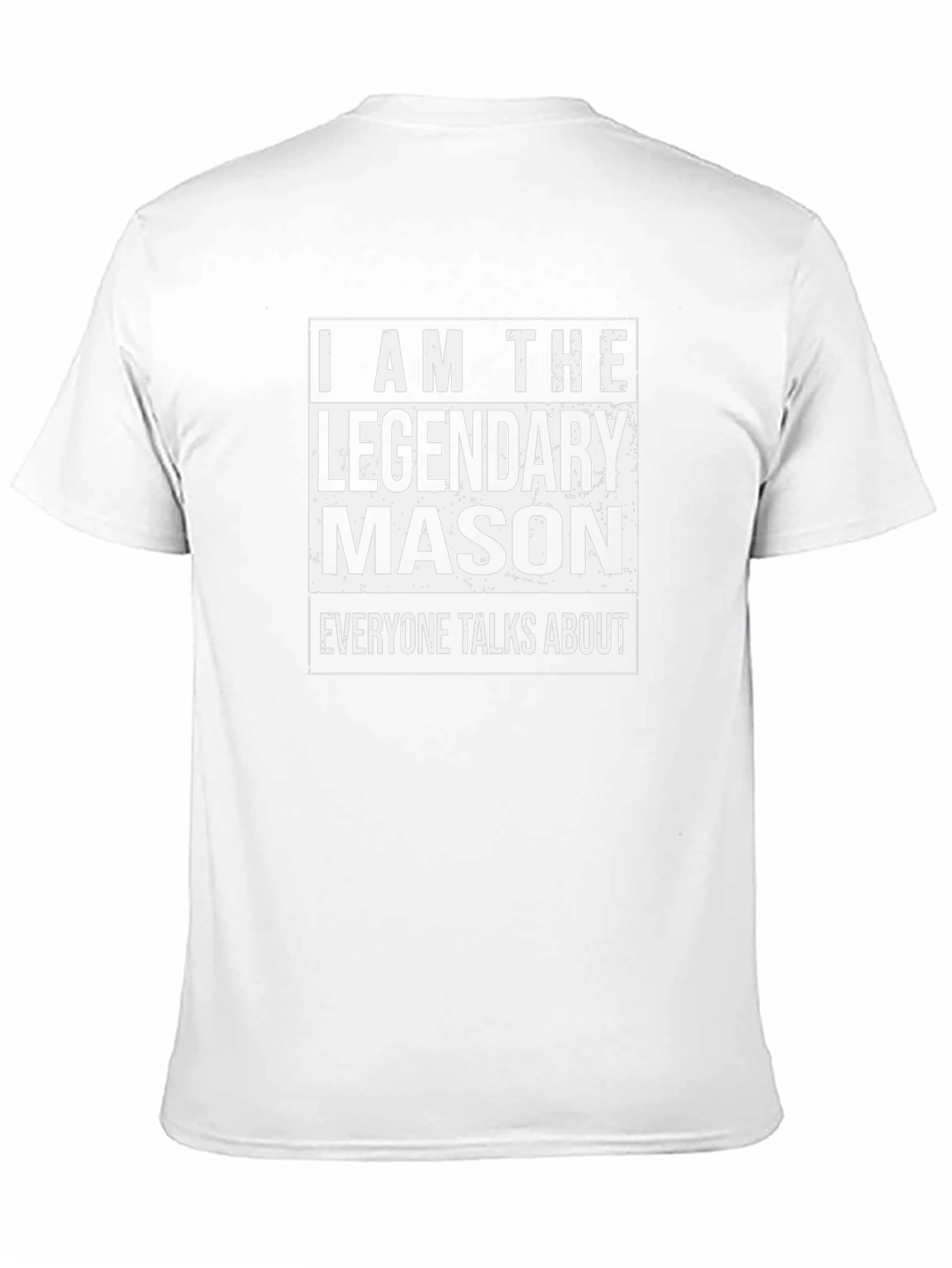 Legendary Mason T-Shirt - Black Graphic Tee