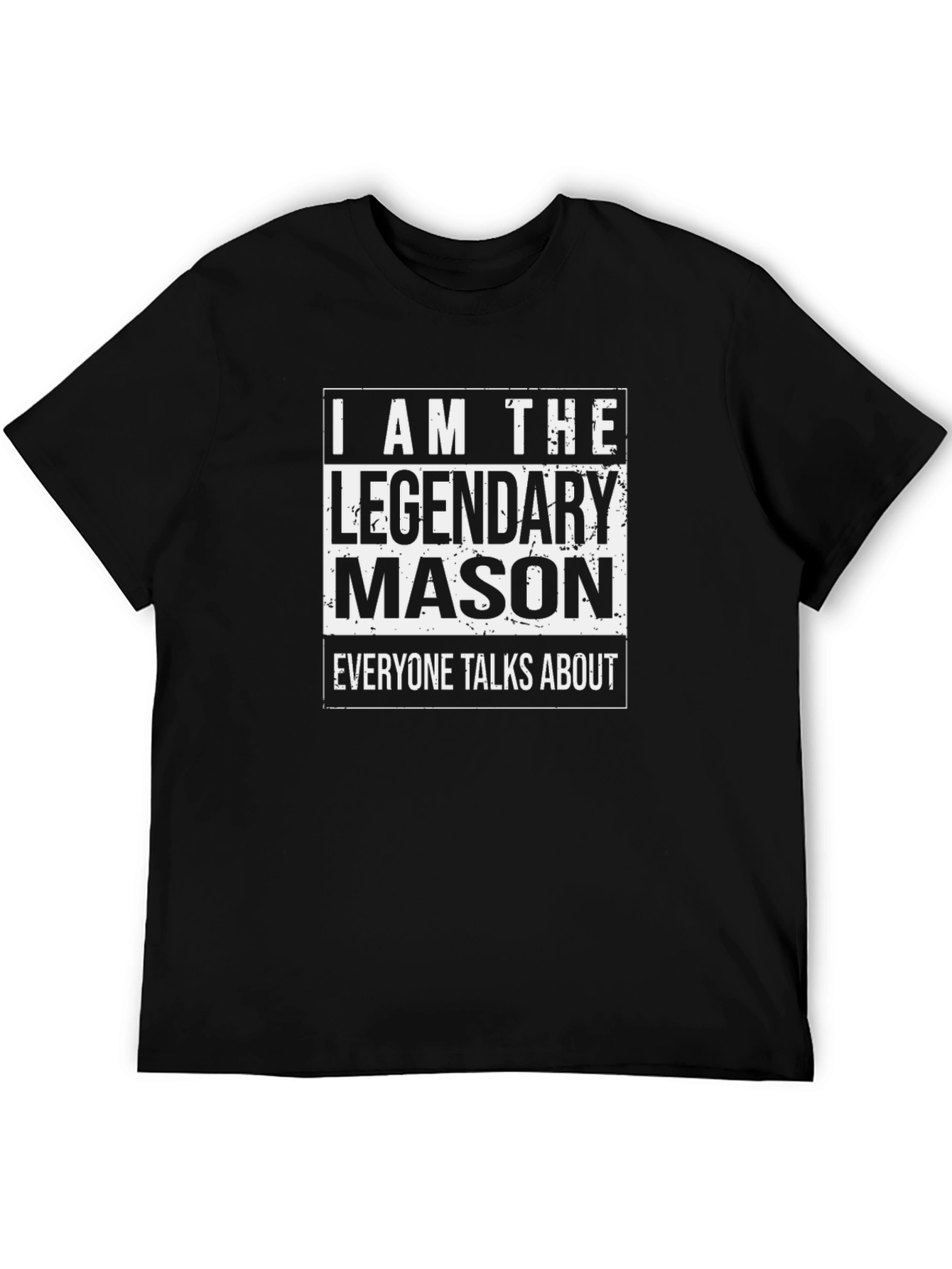 Legendary Mason T-Shirt - Black Graphic Tee