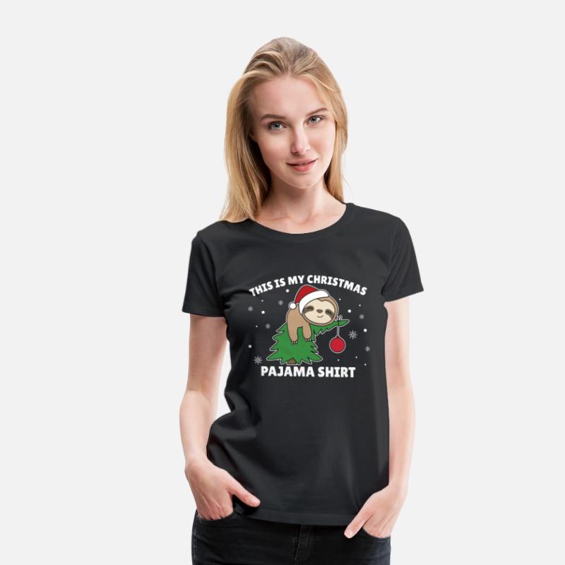 Sloth Christmas Tree Christmas Pajamas