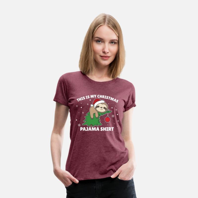 Sloth Christmas Tree Christmas Pajamas
