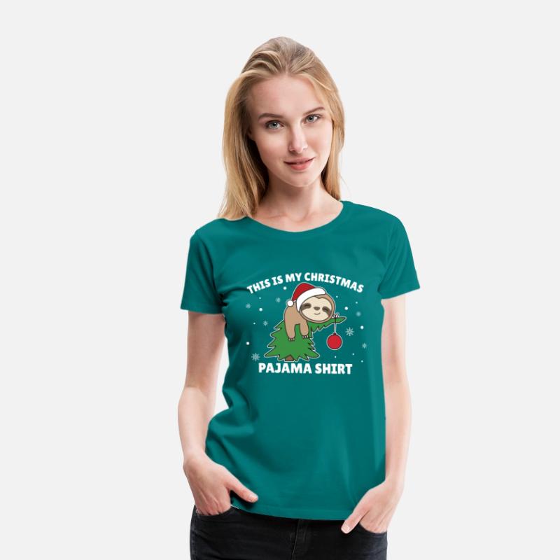 Sloth Christmas Tree Christmas Pajamas