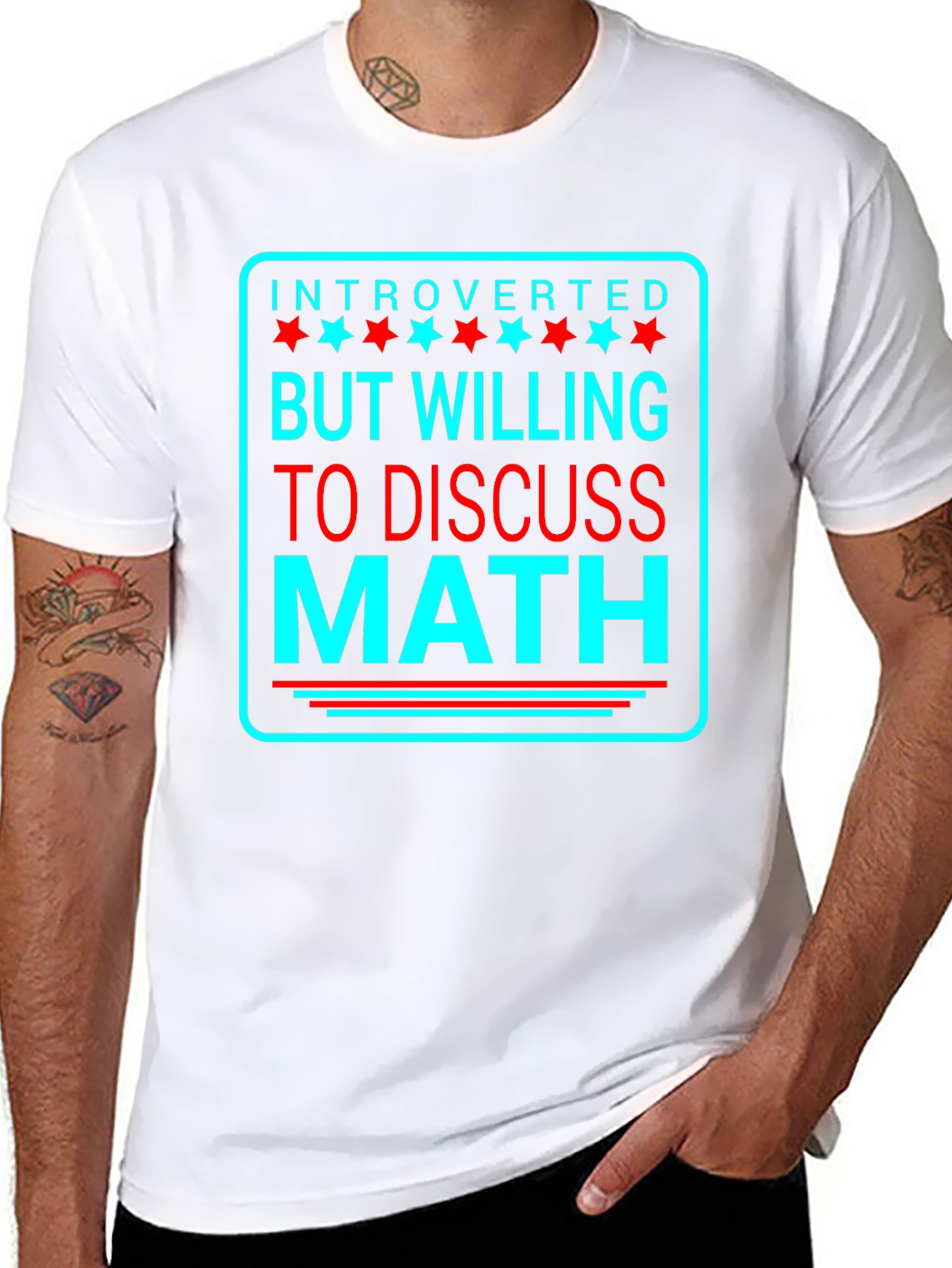 Introverted But Willing To Discuss Math T-Shirt