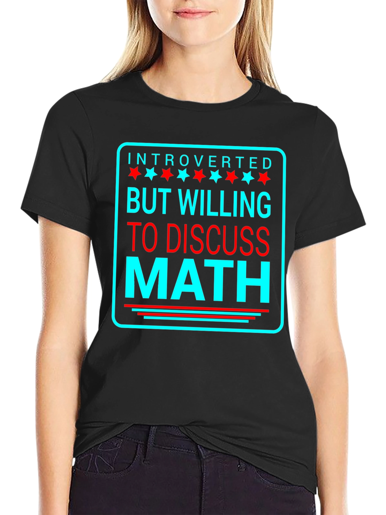 Introverted But Willing To Discuss Math T-Shirt