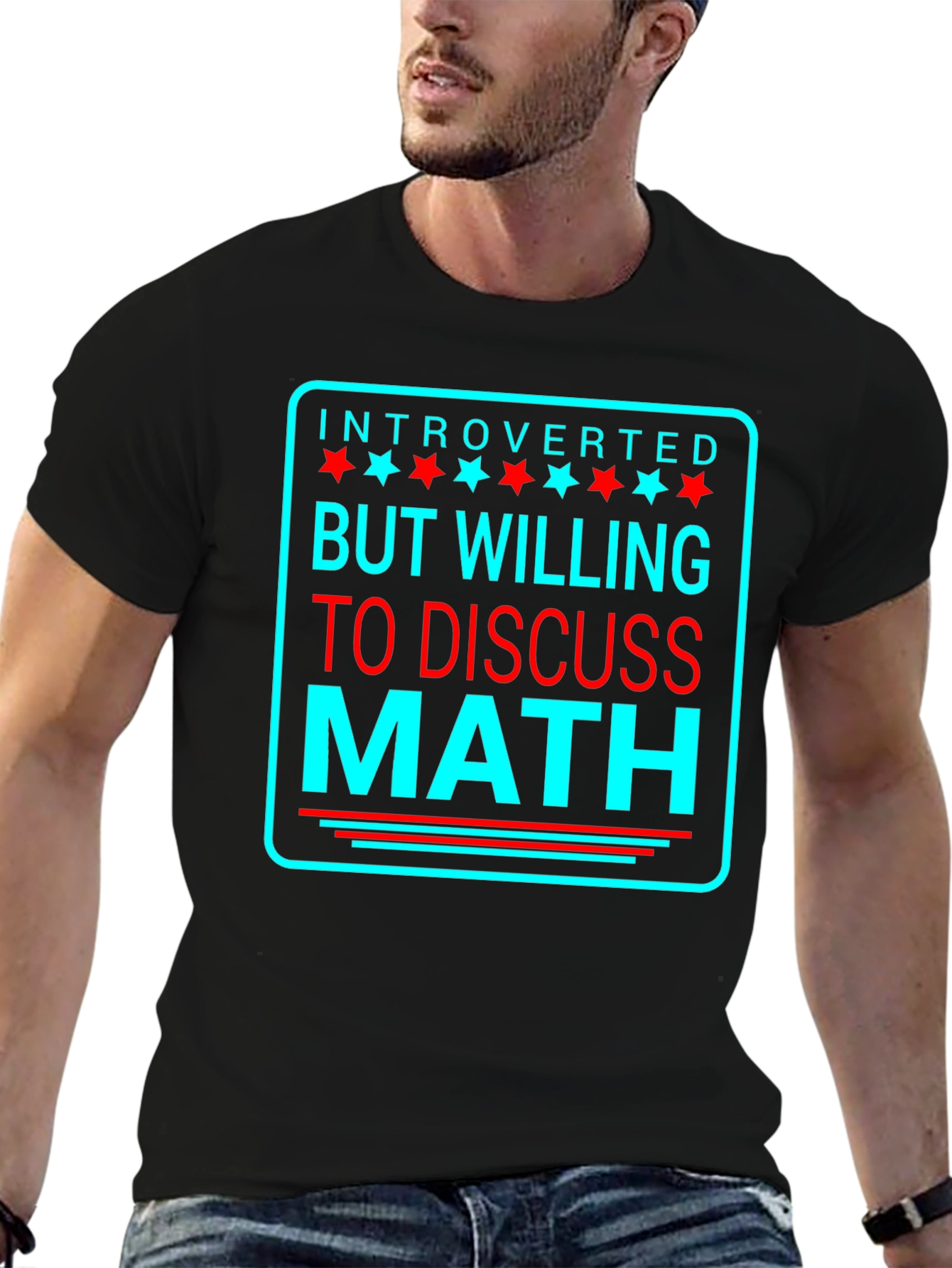 Introverted But Willing To Discuss Math T-Shirt
