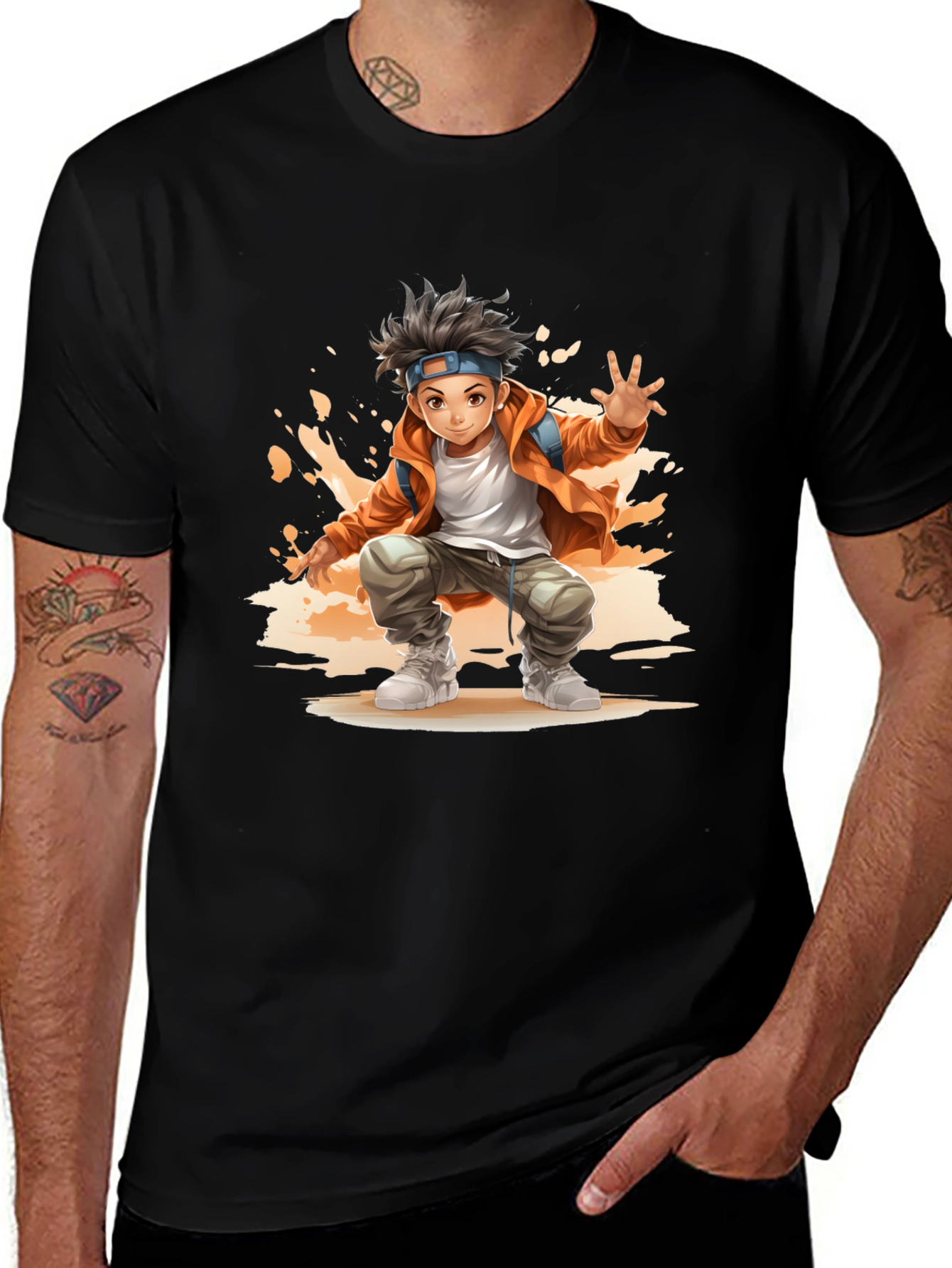 Anime Boy T-Shirt - Cool Graphic Tee