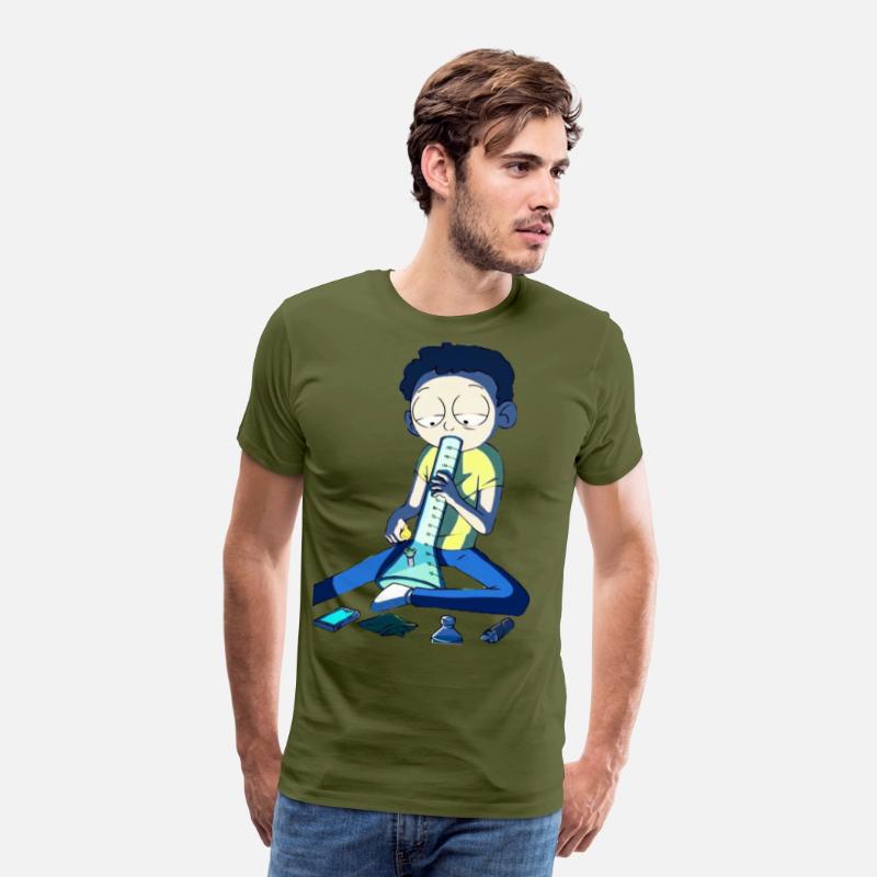 Smoking Weed Bong Cartoon Toon