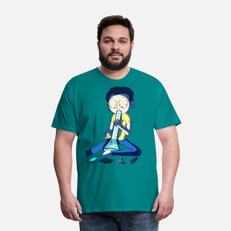 Smoking Weed Bong Cartoon Toon