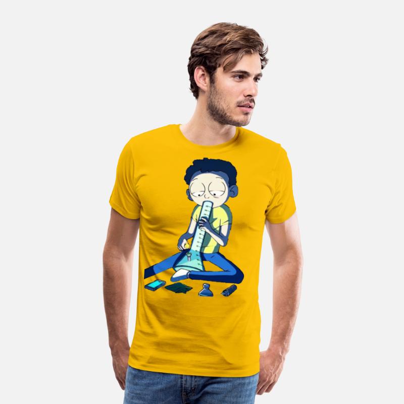 Smoking Weed Bong Cartoon Toon