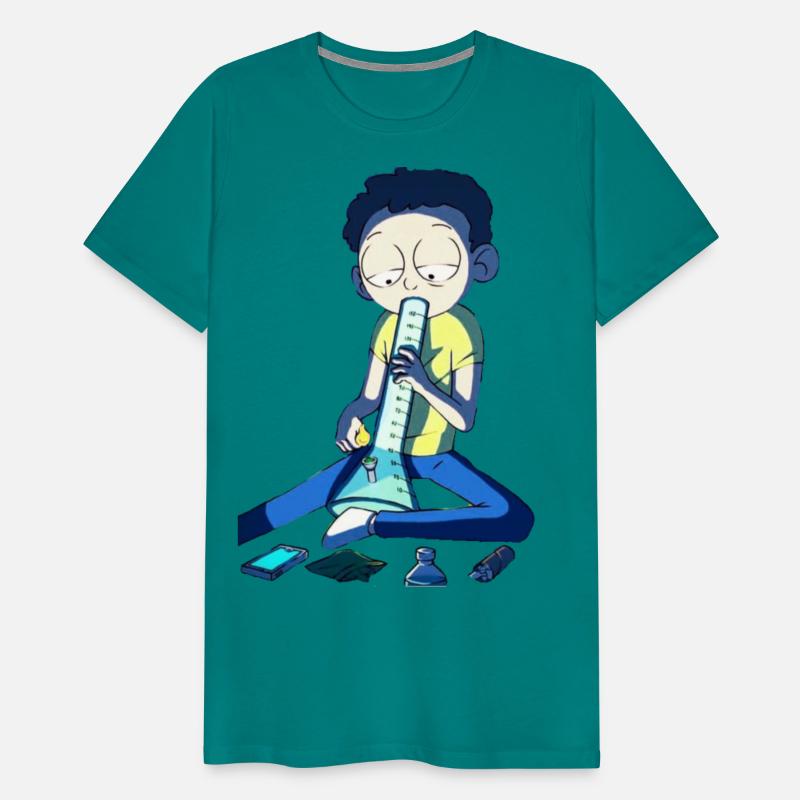 Smoking Weed Bong Cartoon Toon