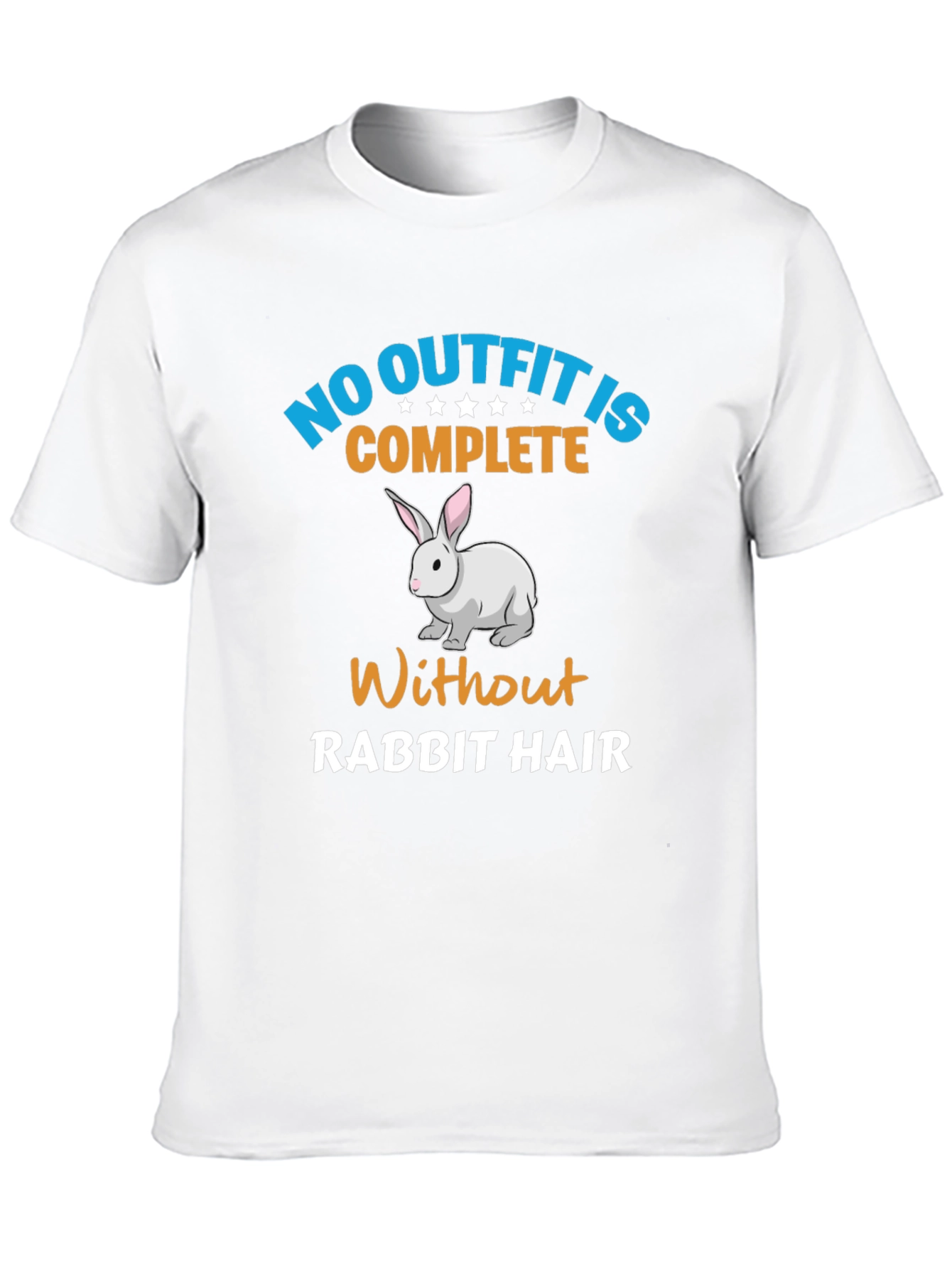 Rabbit Hair T-Shirt: Outfit Complete