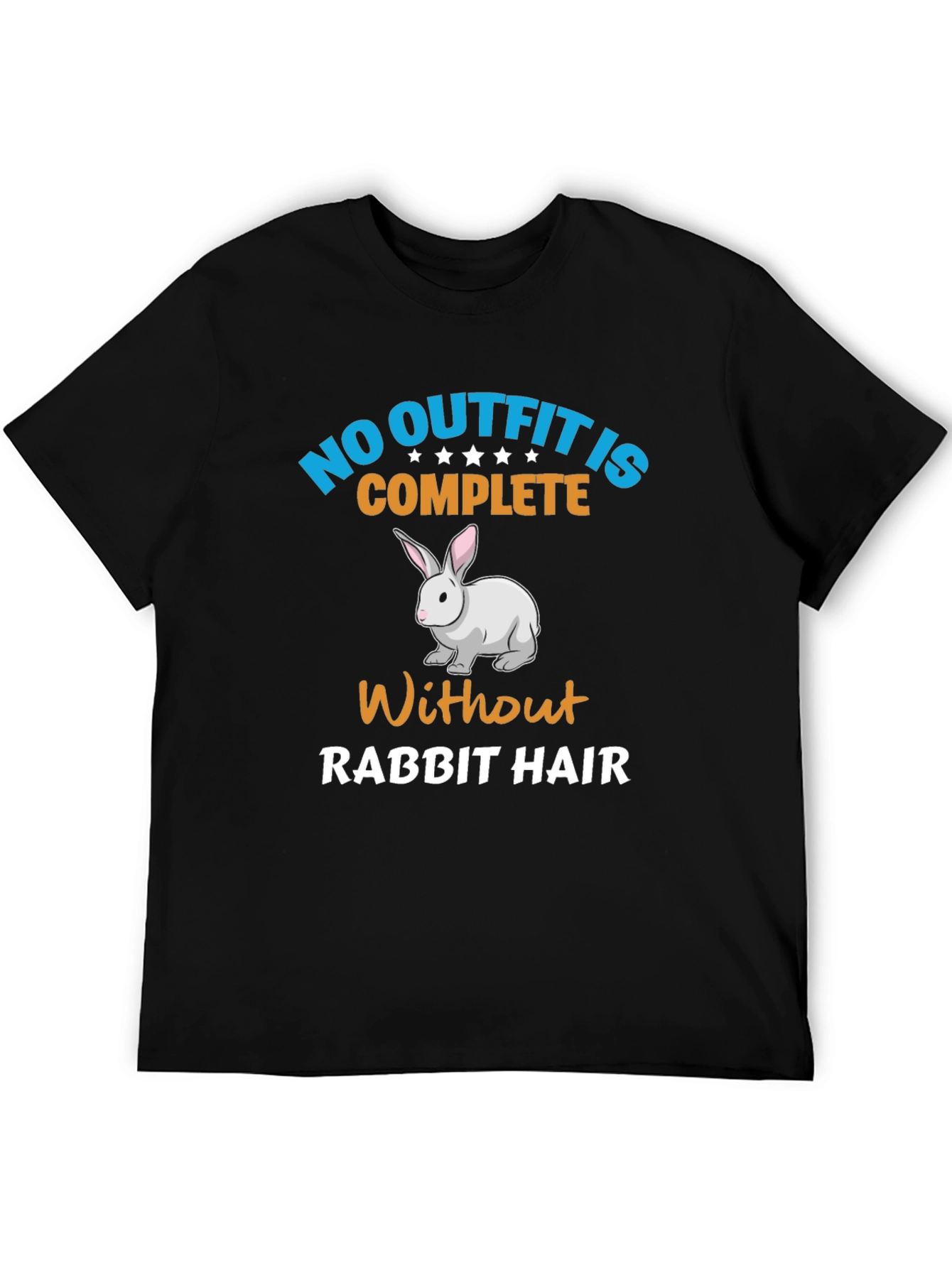 Rabbit Hair T-Shirt: Outfit Complete