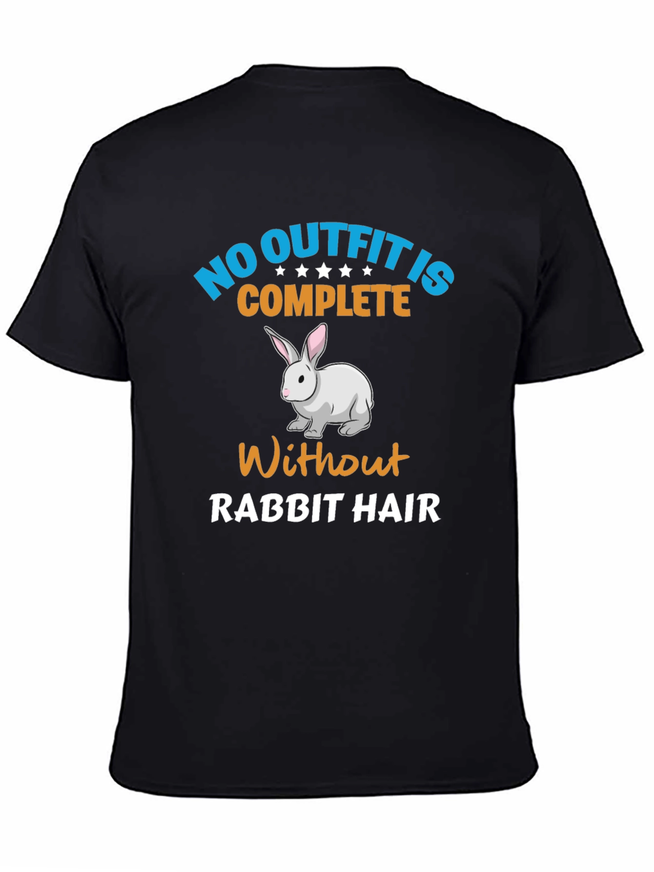 Rabbit Hair T-Shirt: Outfit Complete