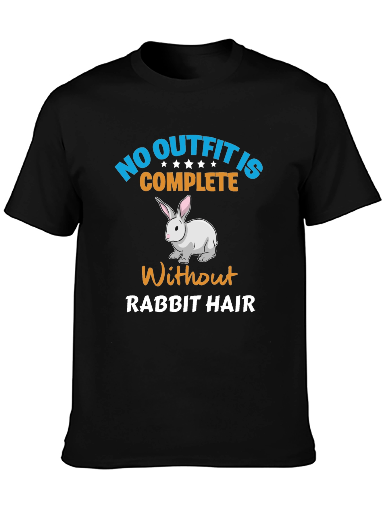Rabbit Hair T-Shirt: Outfit Complete