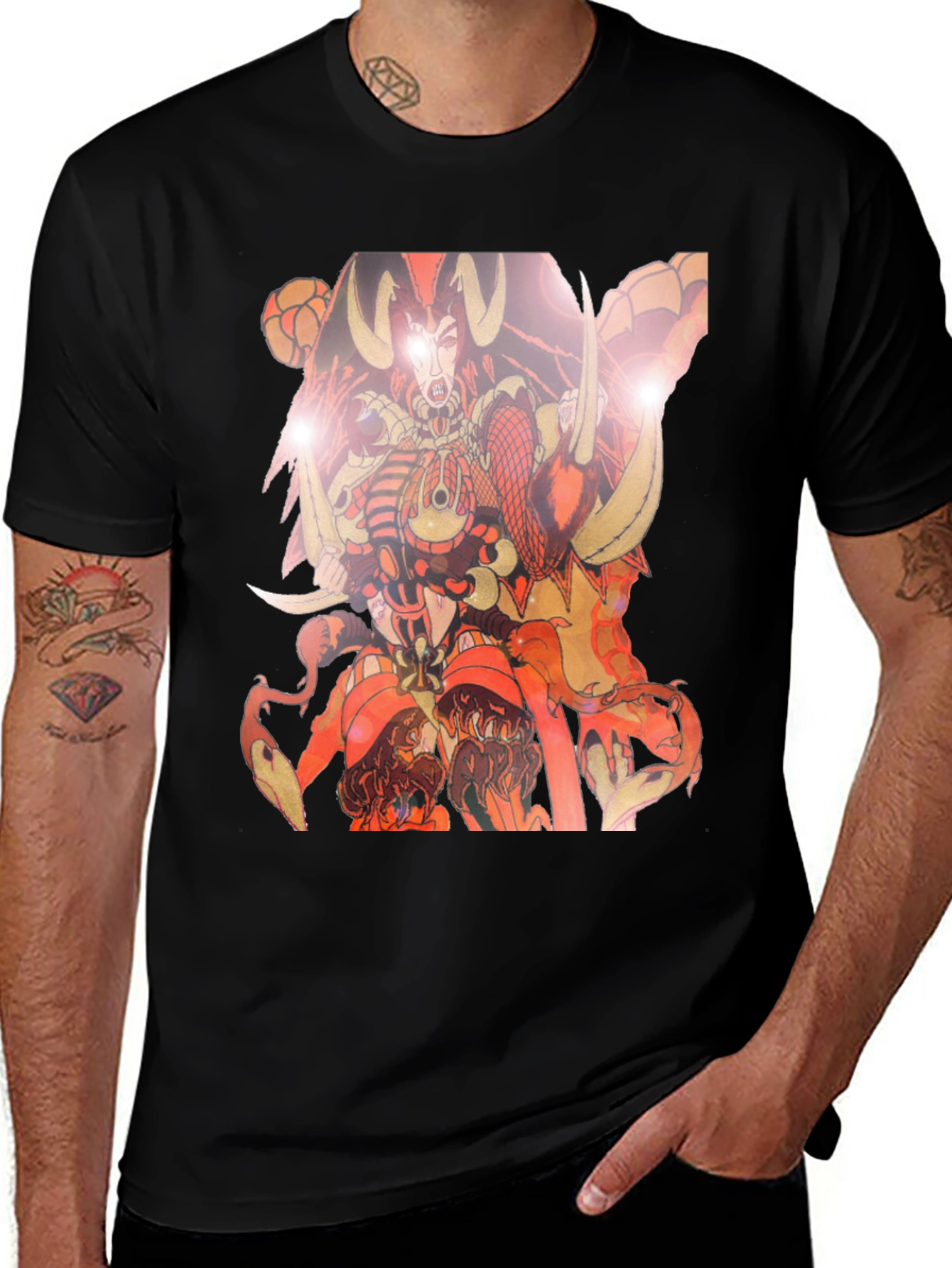 Graphic Print T-Shirt - Bold Fantasy Art