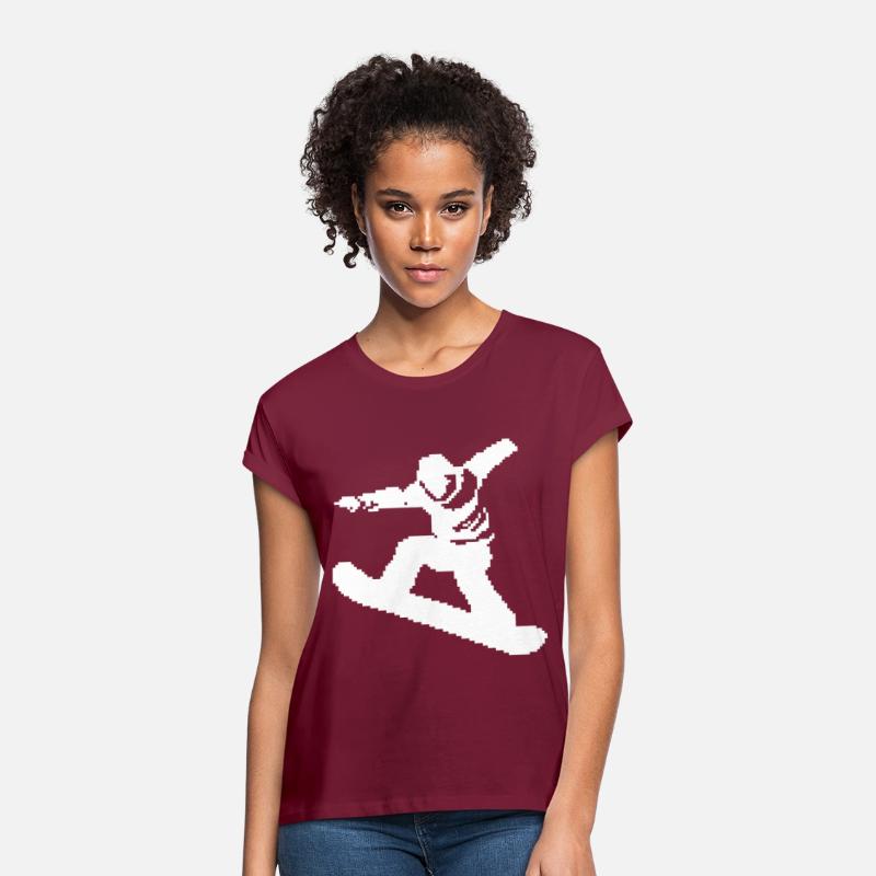 Snowboarder Pixel Graphic