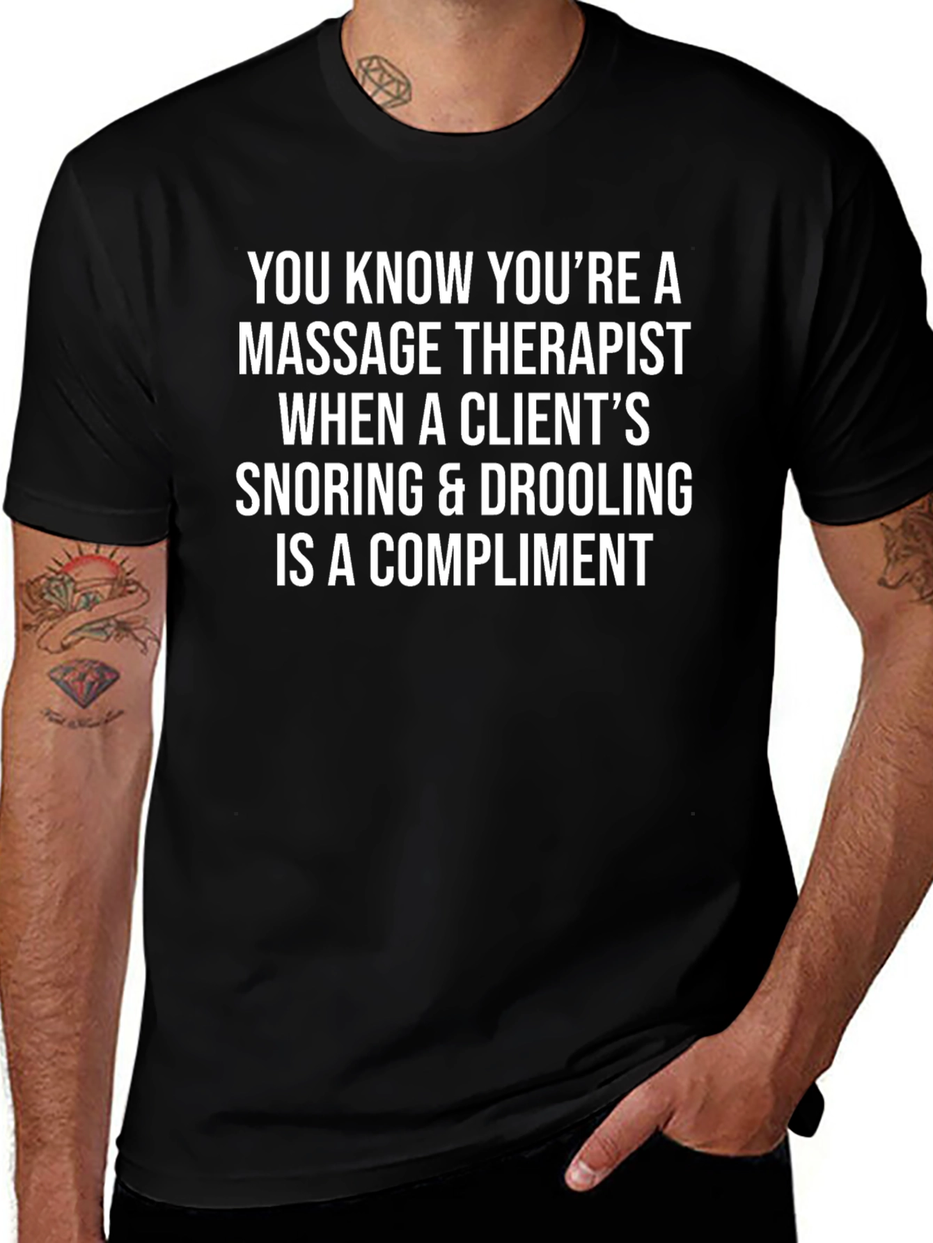 Massage Therapist Snoring Compliment T-Shirt