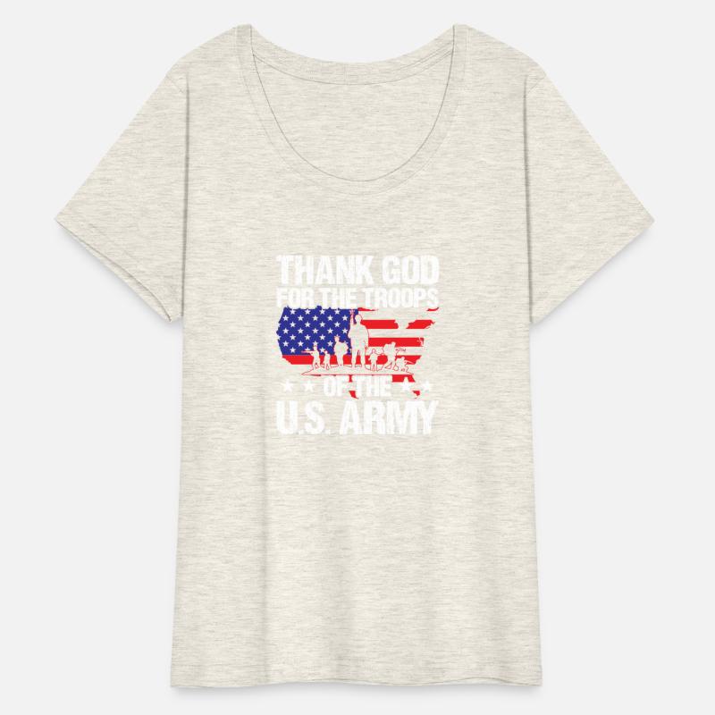 Soldier thank god for troops of us army military