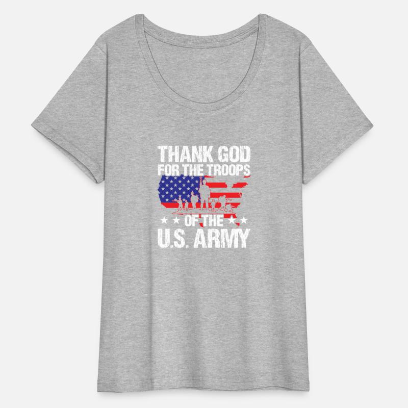 Soldier thank god for troops of us army military