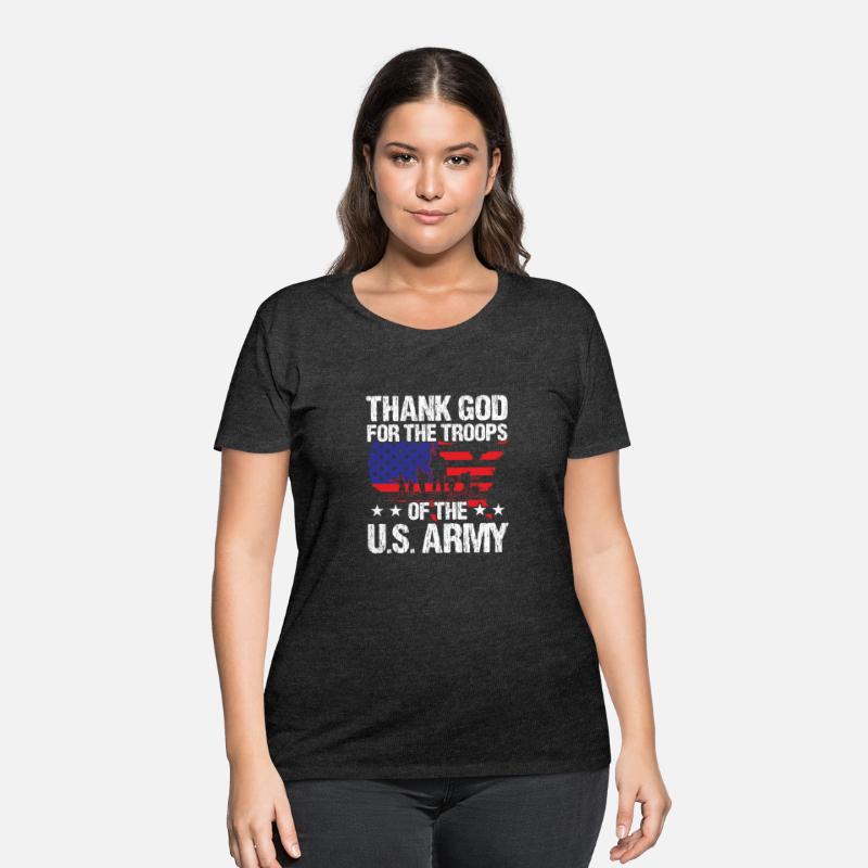Soldier thank god for troops of us army military