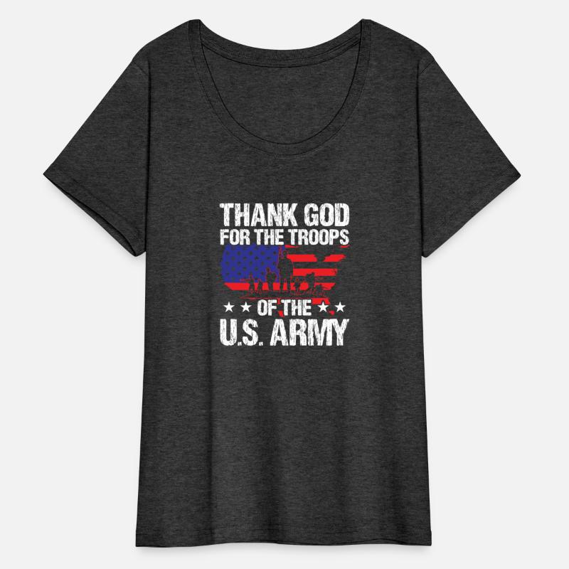 Soldier thank god for troops of us army military