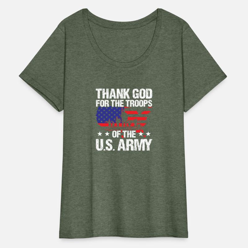 Soldier thank god for troops of us army military