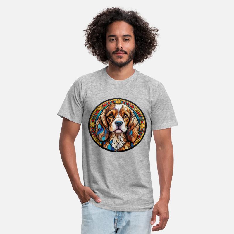 Spaniel Stained Grace - Vibrant Canine
