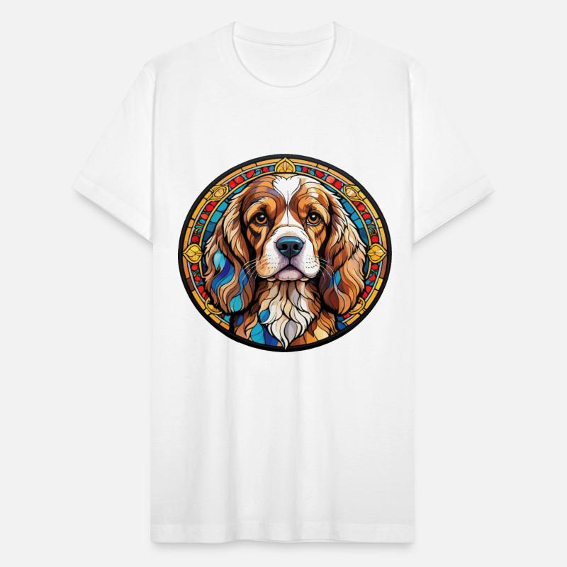 Spaniel Stained Grace - Vibrant Canine