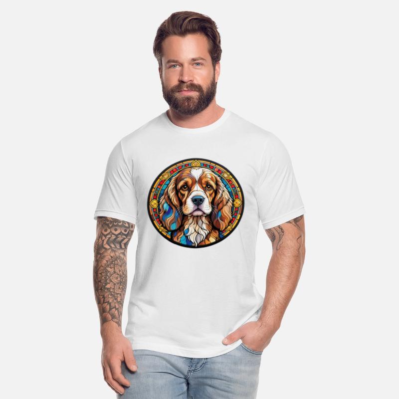 Spaniel Stained Grace - Vibrant Canine