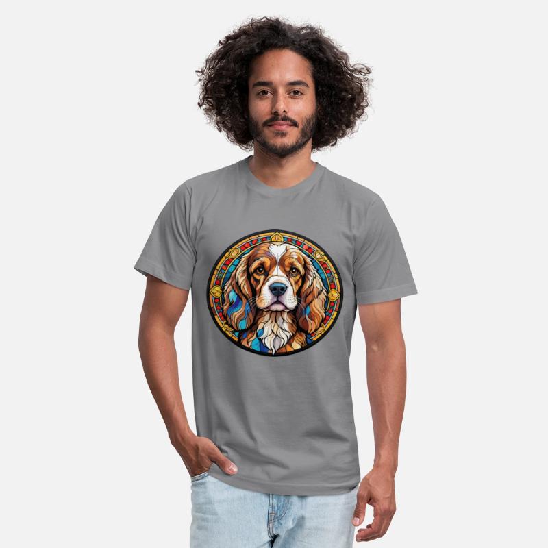 Spaniel Stained Grace - Vibrant Canine