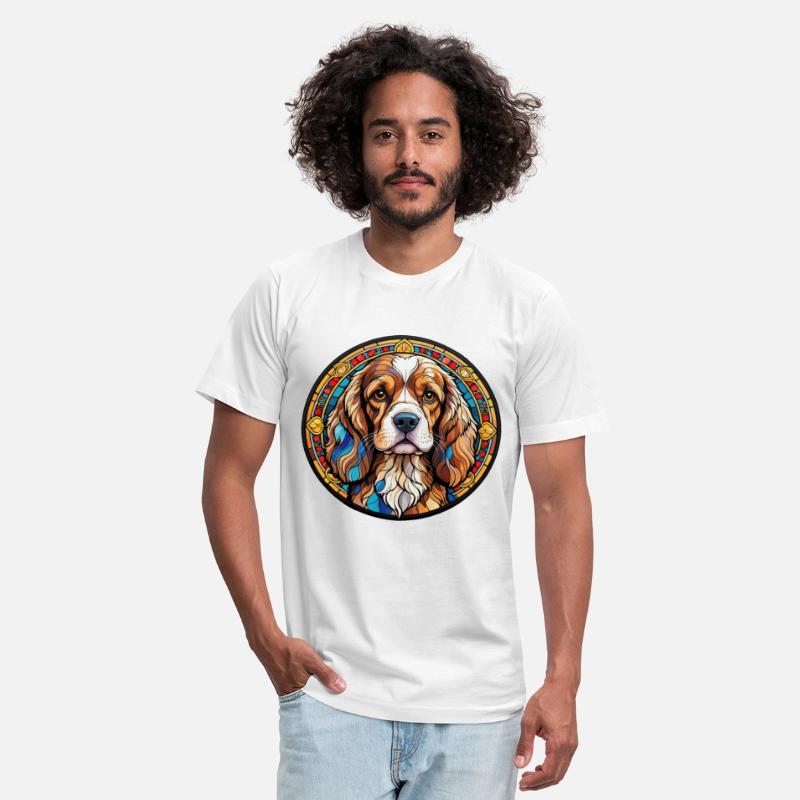 Spaniel Stained Grace - Vibrant Canine