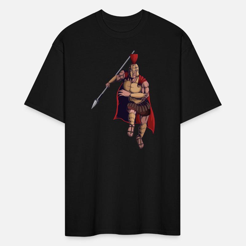 Spartan warrior mascot character design vector ill