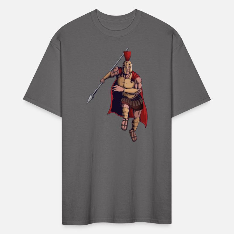 Spartan warrior mascot character design vector ill