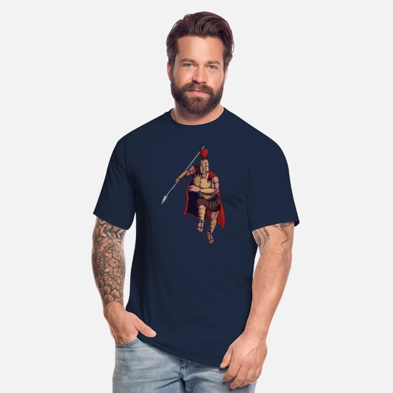 Spartan warrior mascot character design vector ill