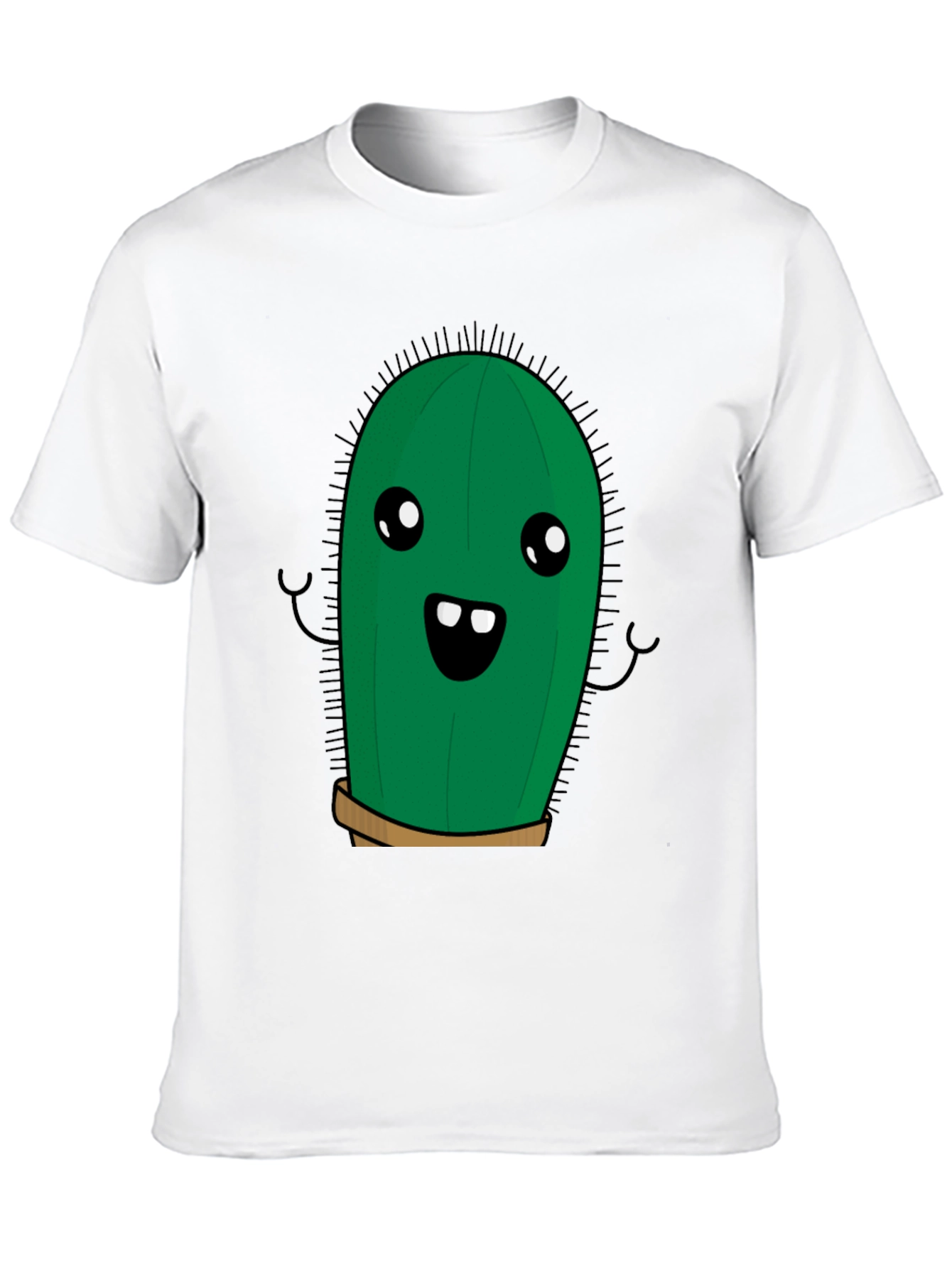 Cute Cactus Graphic Tee - Soft Cotton