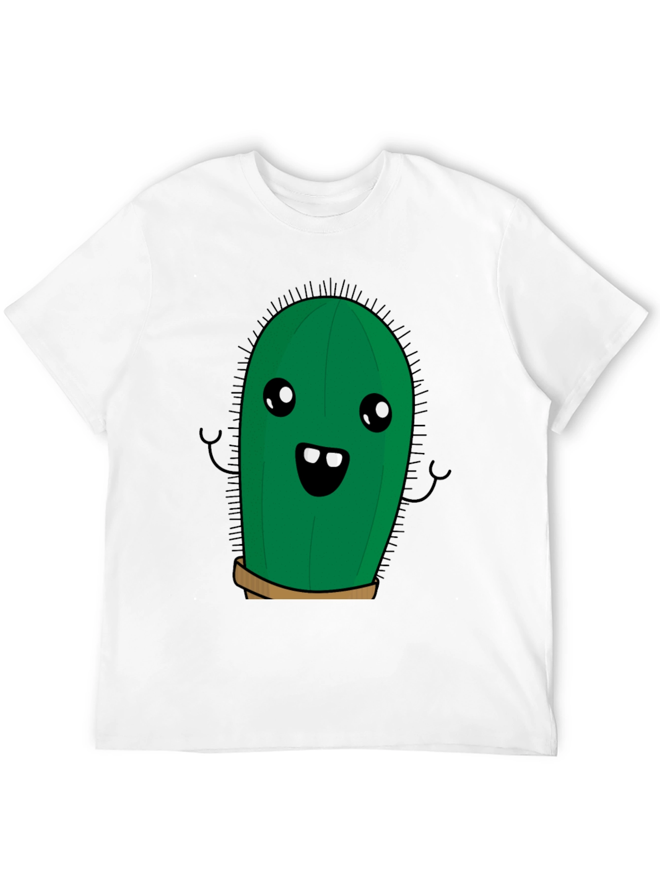Cute Cactus Graphic Tee - Soft Cotton