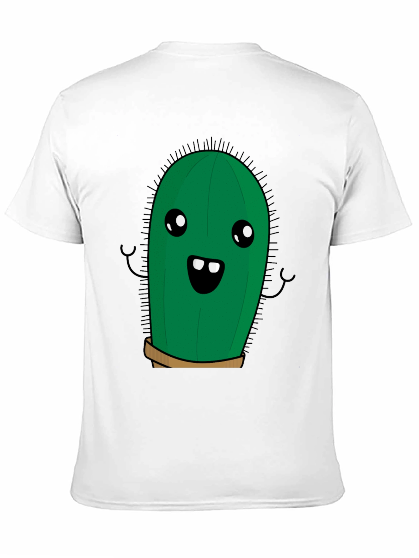 Cute Cactus Graphic Tee - Soft Cotton