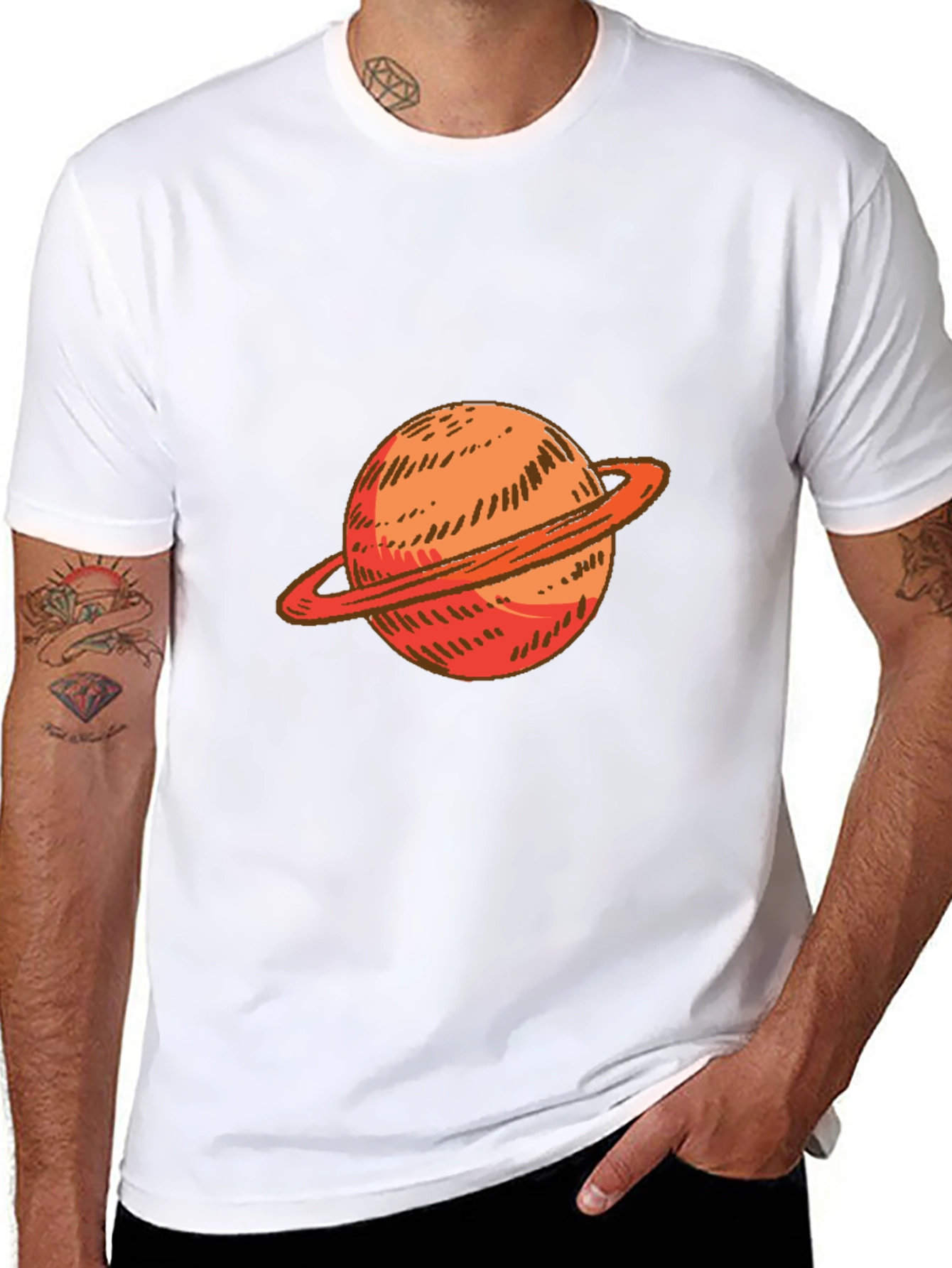 Planet Graphic Tee - Stylish & Comfortable