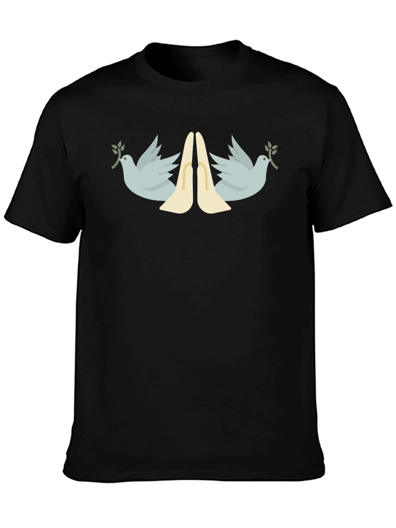 Peace Dove Graphic Tee - Unisex Black T-Shirt