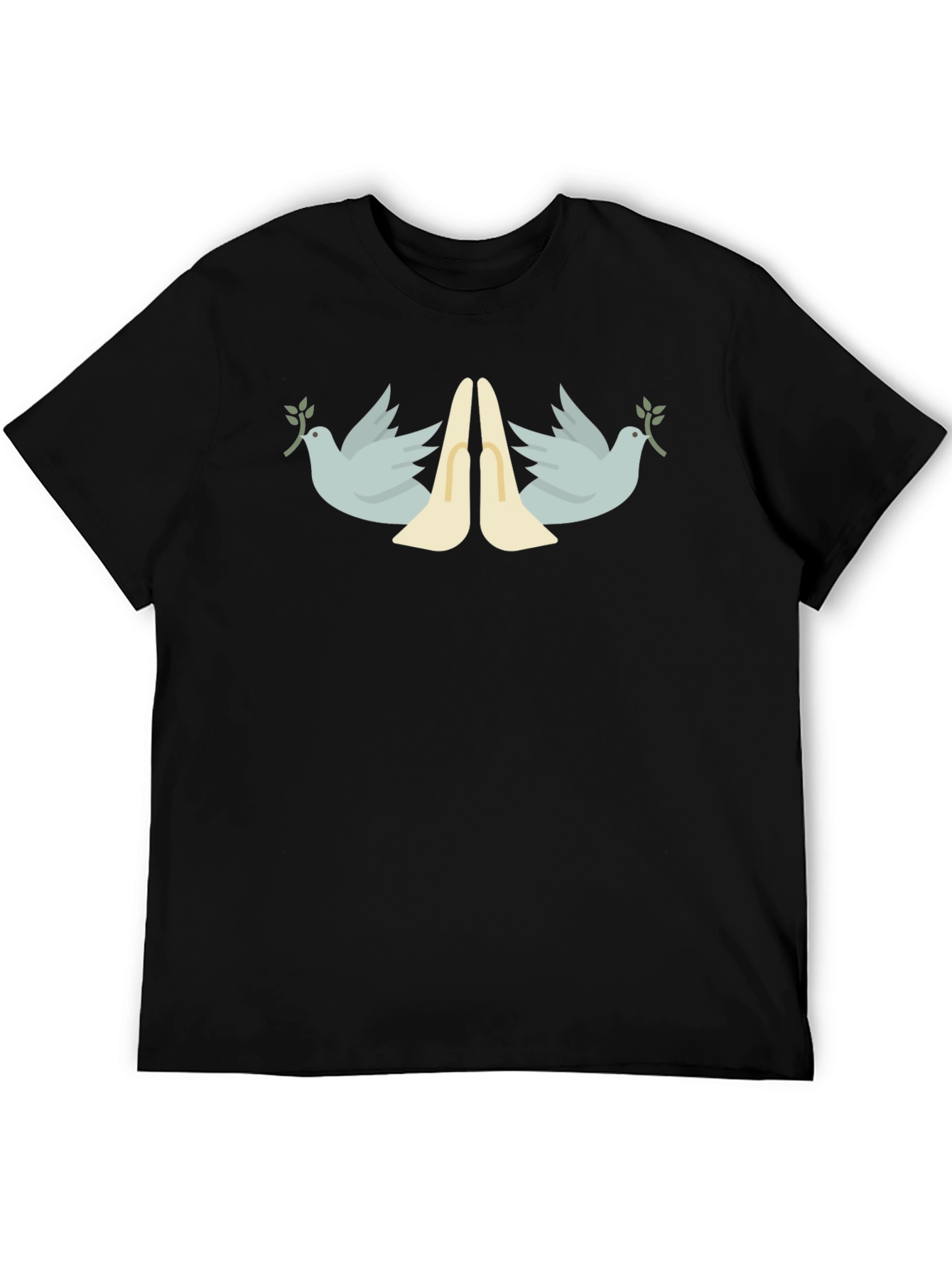 Peace Dove Graphic Tee - Unisex Black T-Shirt