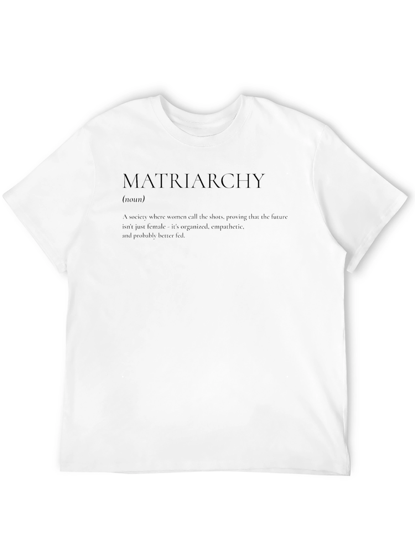 Matriarchy Definition Graphic Tee - Black