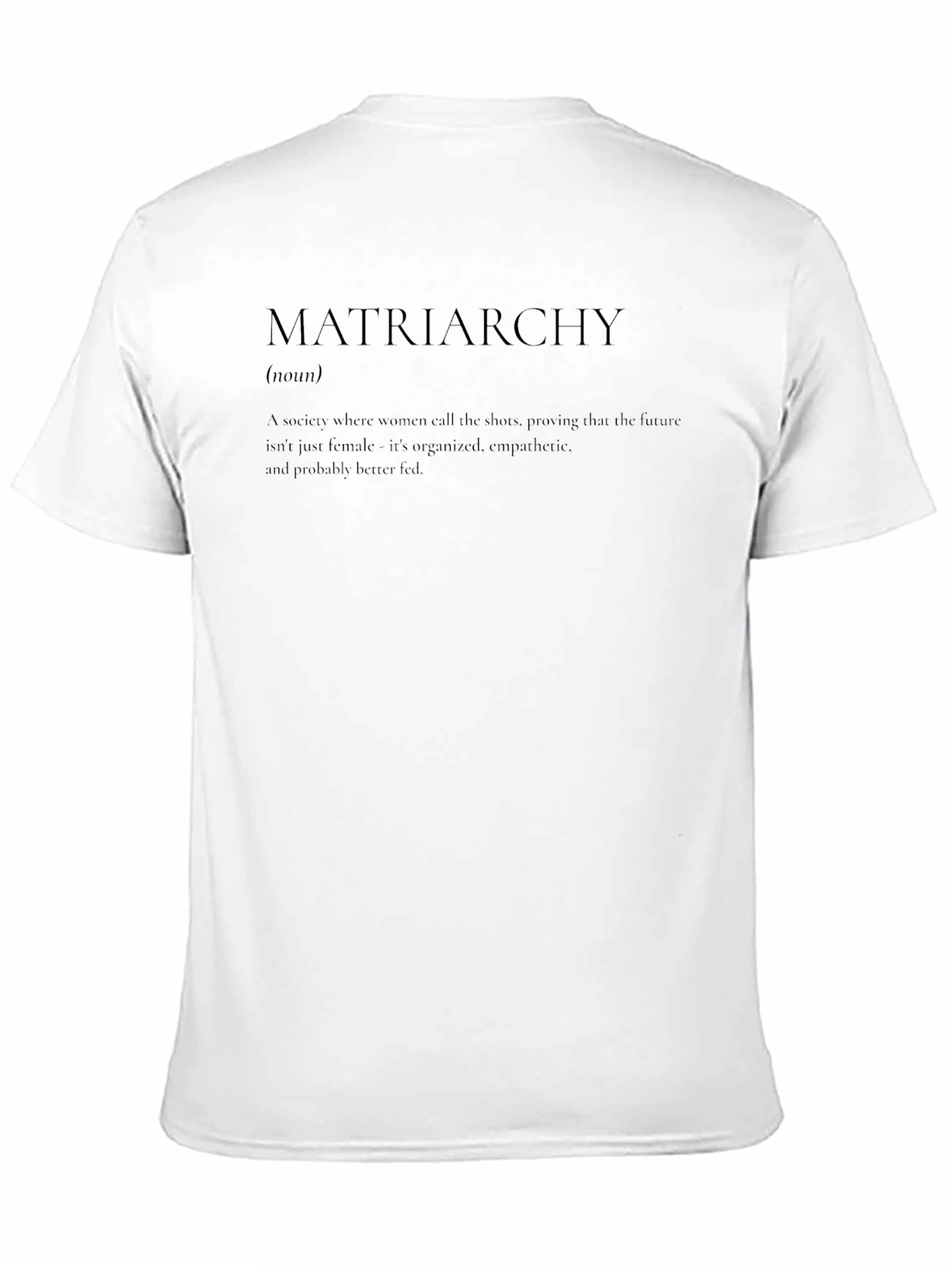 Matriarchy Definition Graphic Tee - Black