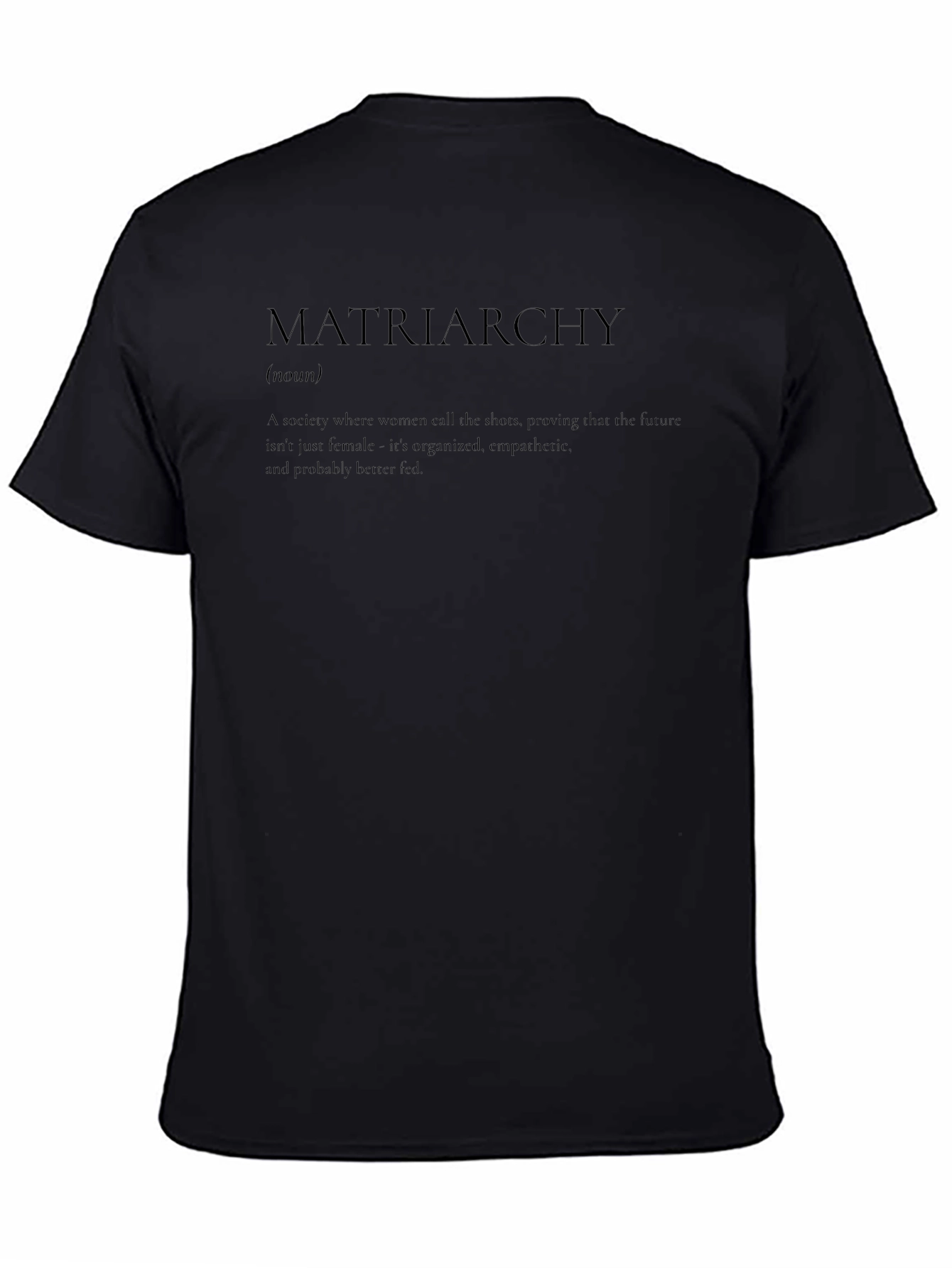 Matriarchy Definition Graphic Tee - Black