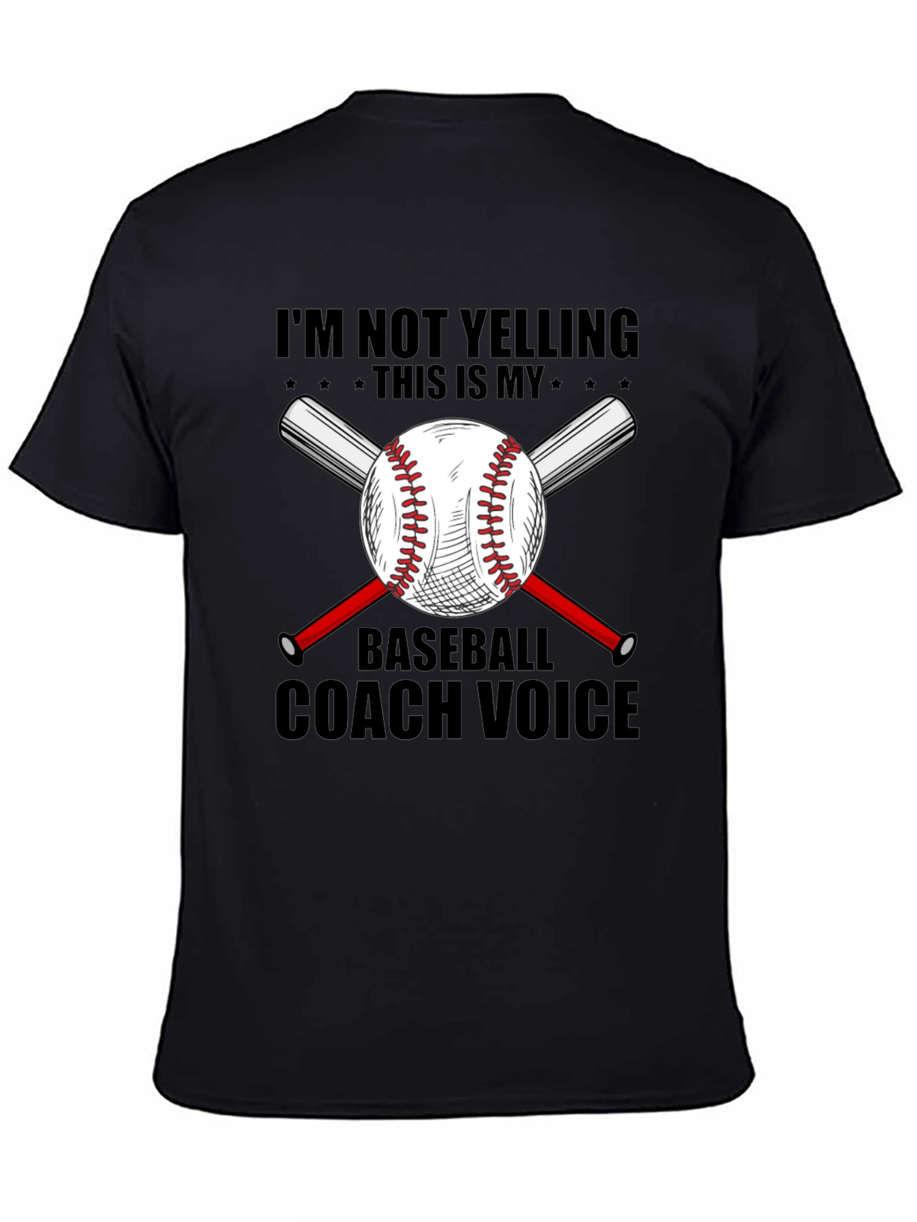 Baseball Coach Voice T-Shirt - Funny Baseball Tee