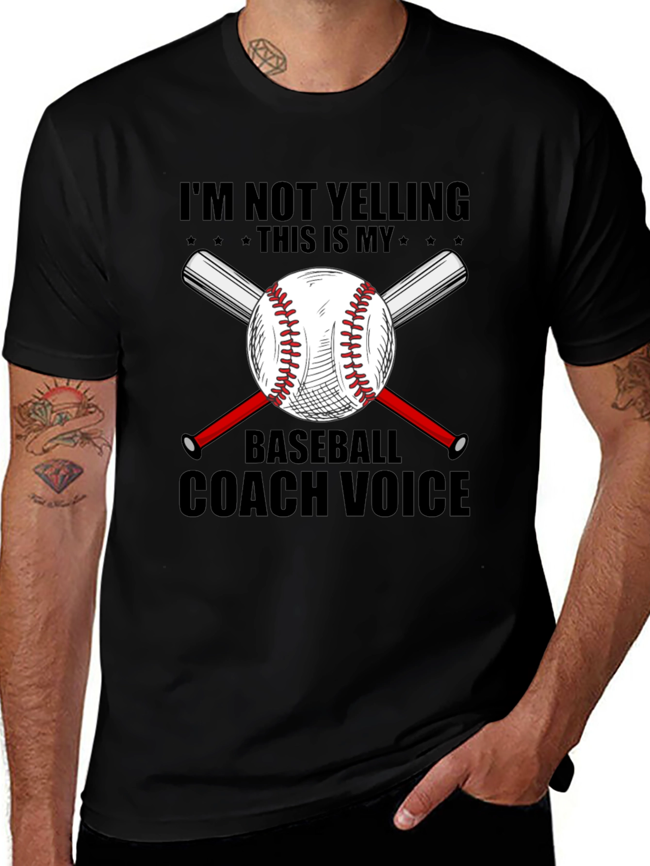 Baseball Coach Voice T-Shirt - Funny Baseball Tee