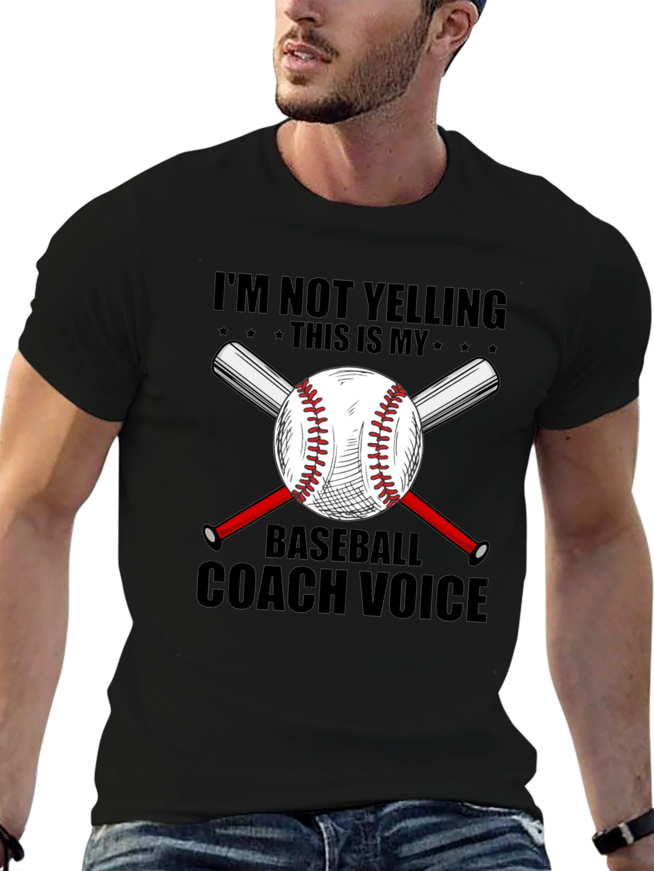 Baseball Coach Voice T-Shirt - Funny Baseball Tee