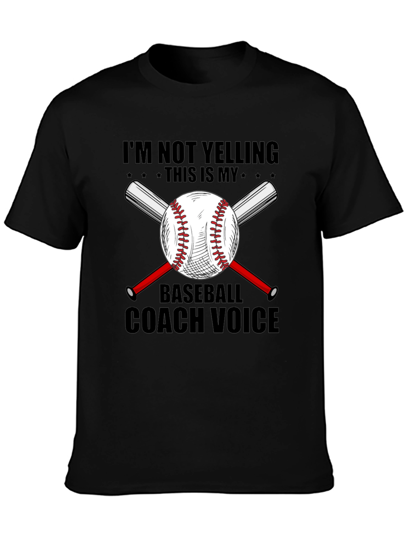 Baseball Coach Voice T-Shirt - Funny Baseball Tee