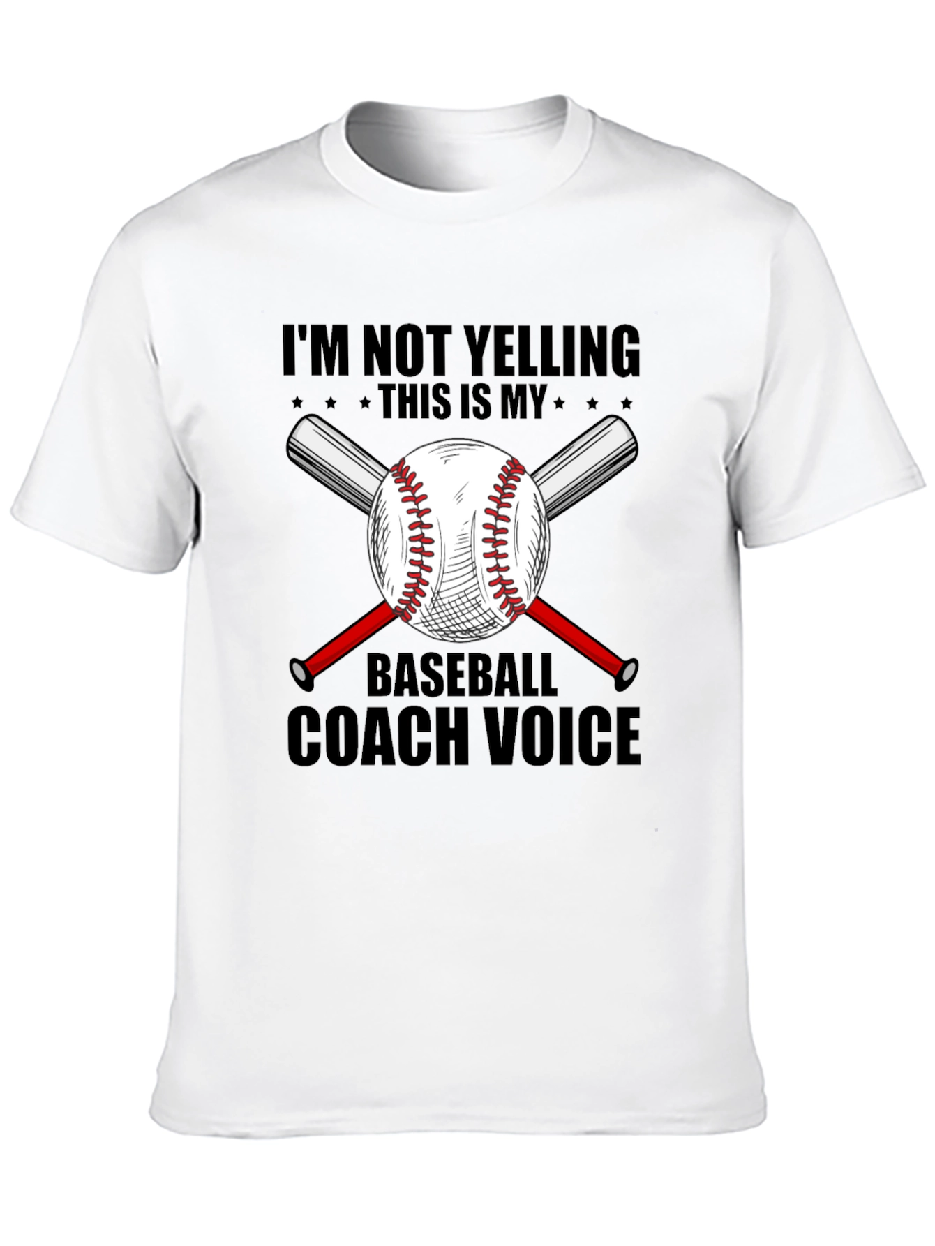 Baseball Coach Voice T-Shirt - Funny Baseball Tee