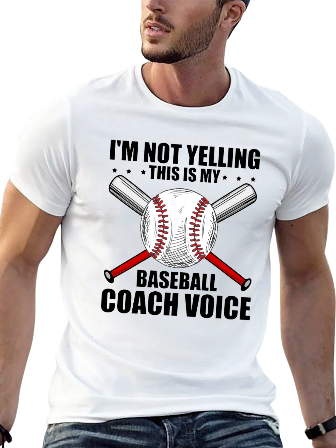 Baseball Coach Voice T-Shirt - Funny Baseball Tee