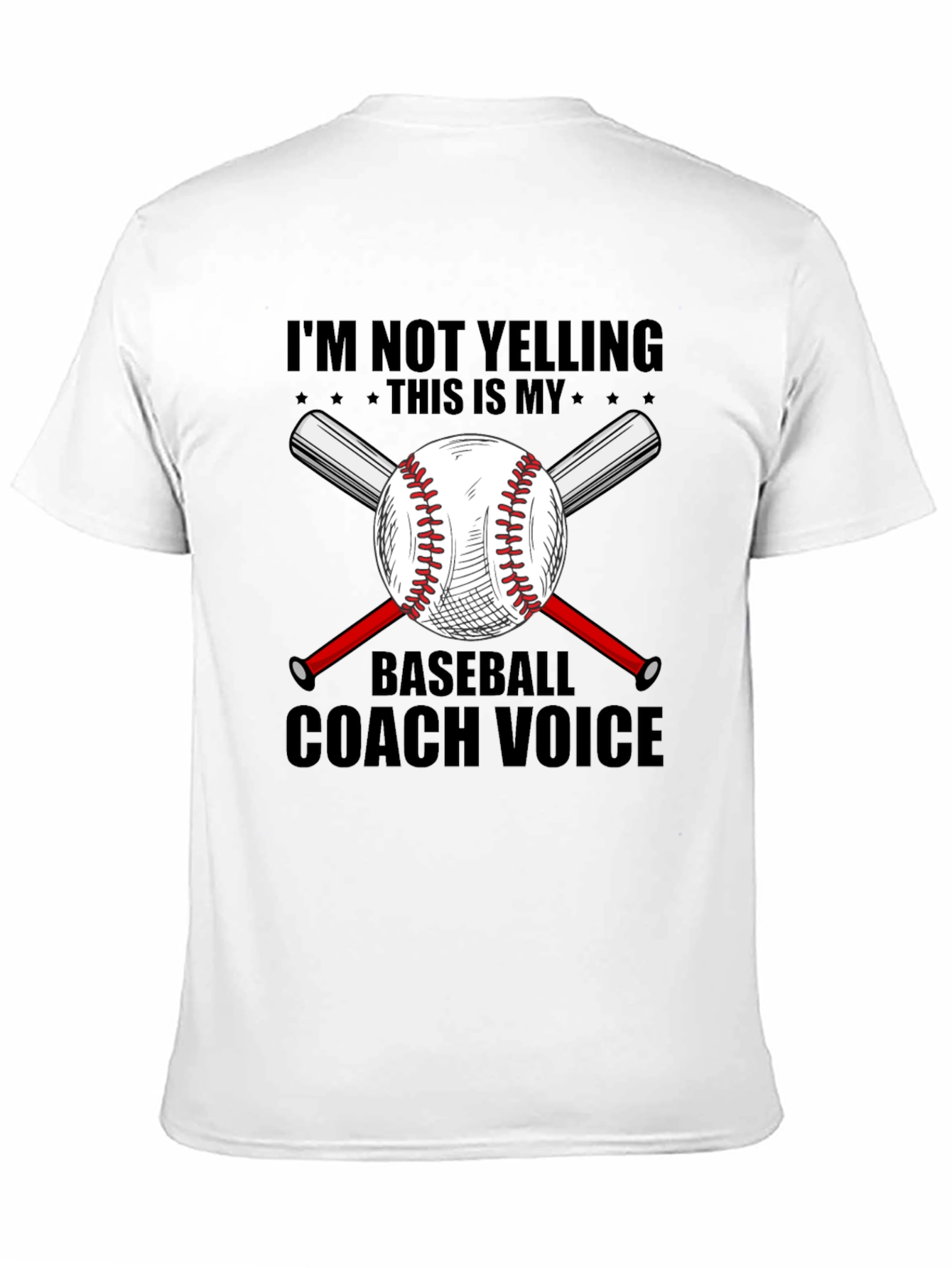 Baseball Coach Voice T-Shirt - Funny Baseball Tee