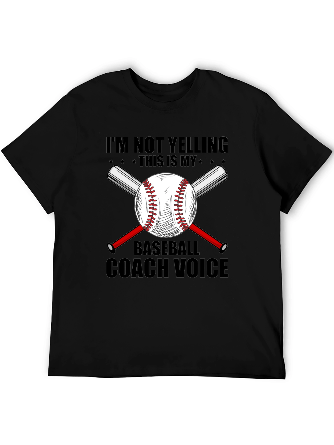 Baseball Coach Voice T-Shirt - Funny Baseball Tee